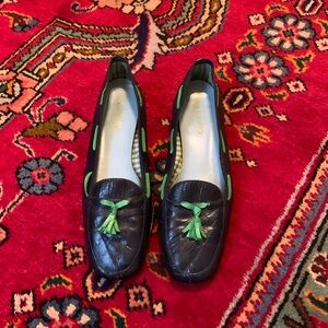 Classic Preppy “Pappagallo-style” loafers 9.5N